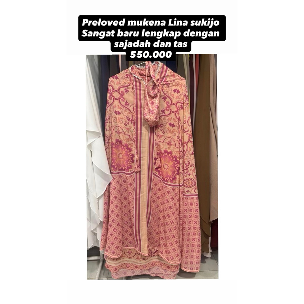 Preloved mukena Lina Sukijo