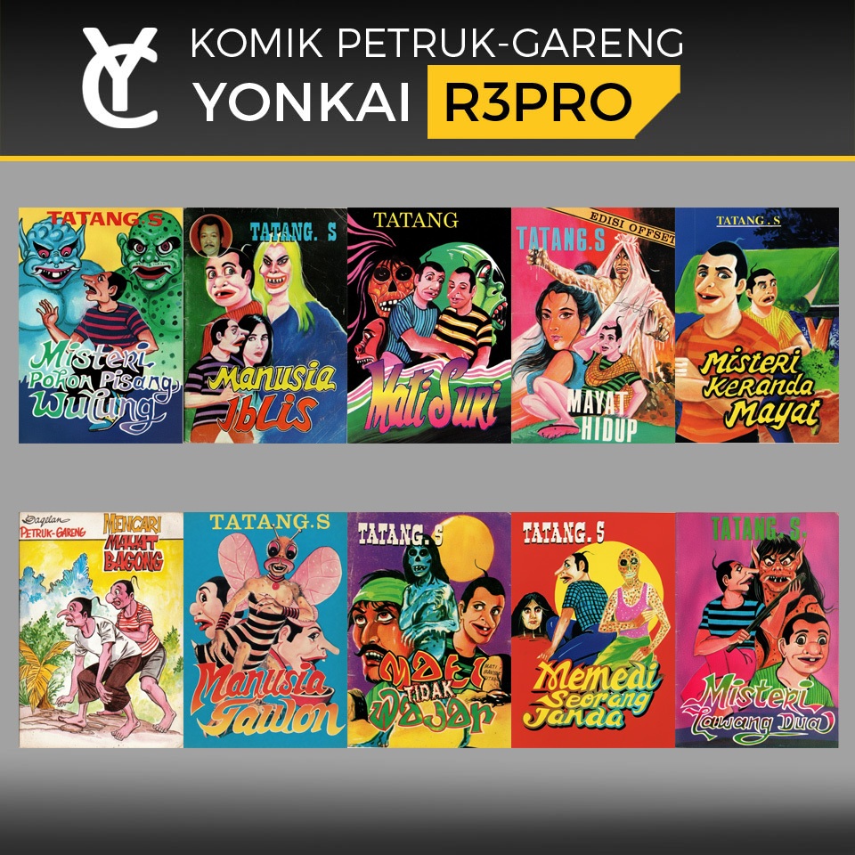 Komik Petruk Gareng (491.500) -  MANUSIA IBLIS MANUSIA TAWON MATI SURI MATI TIDAK WAJAR MAYAT HIDUP 
