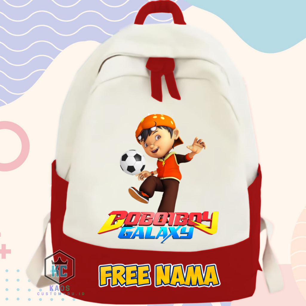 Tas Sekolah Anak Sd Tk Paud Gambar Cartoon Boboiboy