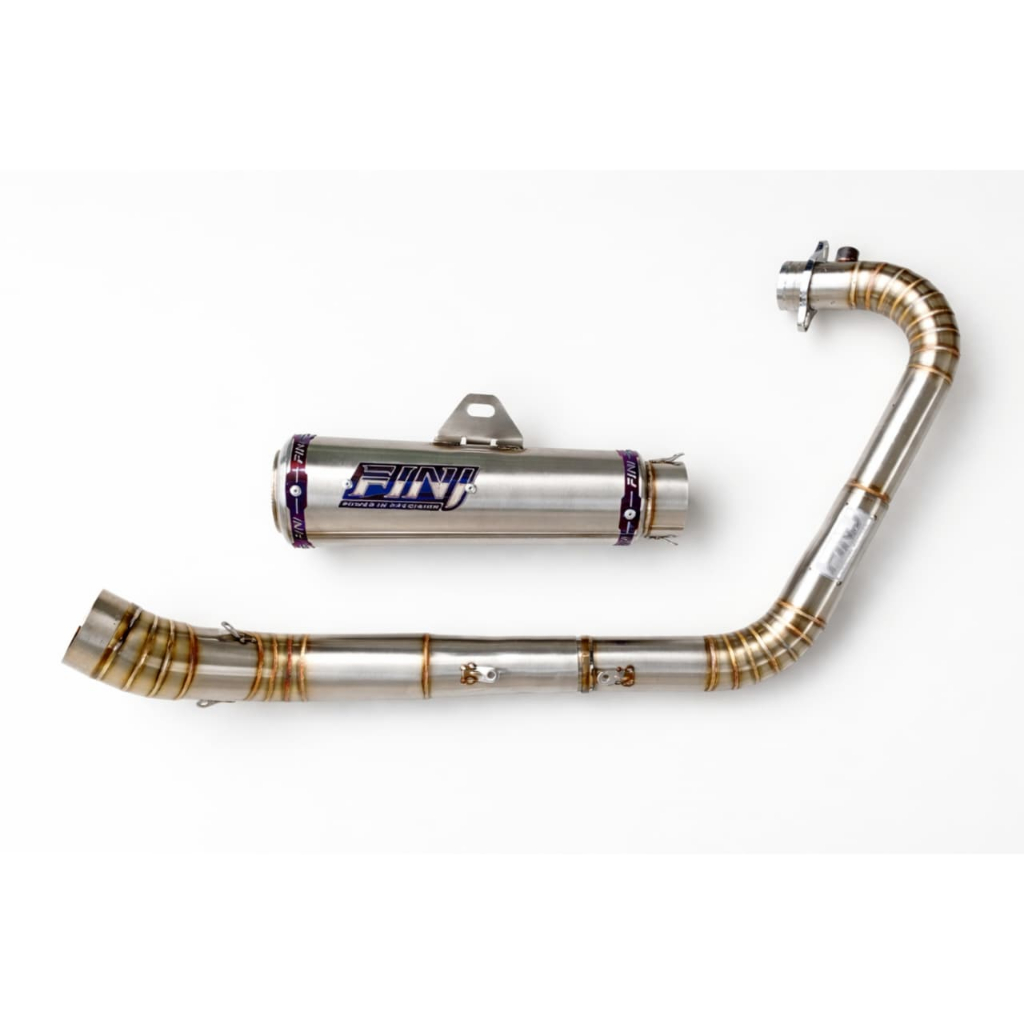 FINJAYA Muffler Paket Knalpot Yamaho Herex Fullset Original