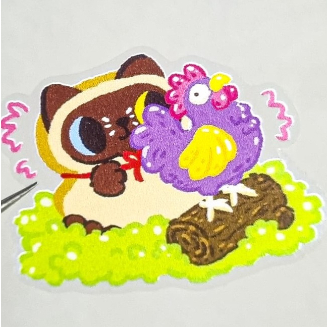 Sooba Vinyl UV Print Horse Transparent Stickers | Stiker Transparan