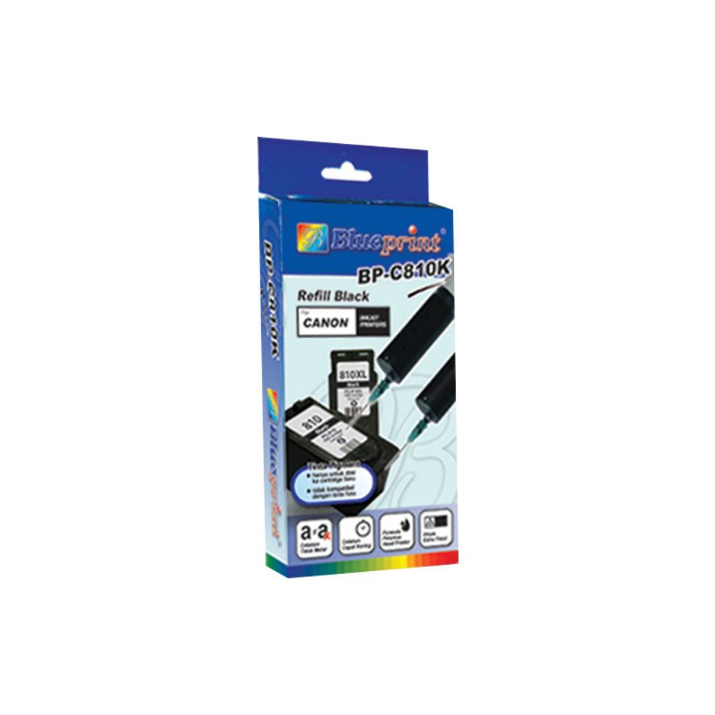 Tinta Suntik Tinta Refill For Canon BluePrint BP-810K Printer Canon - Black