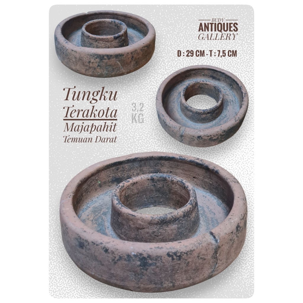 Tungku Temuan Darat Bahan Terakota Majapahit