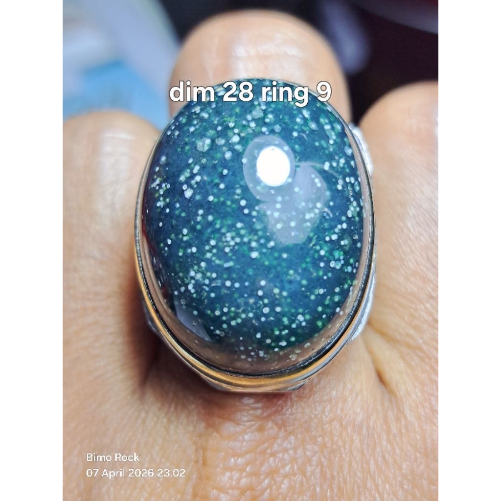 natural cincin batu akik telur kodok Klawing