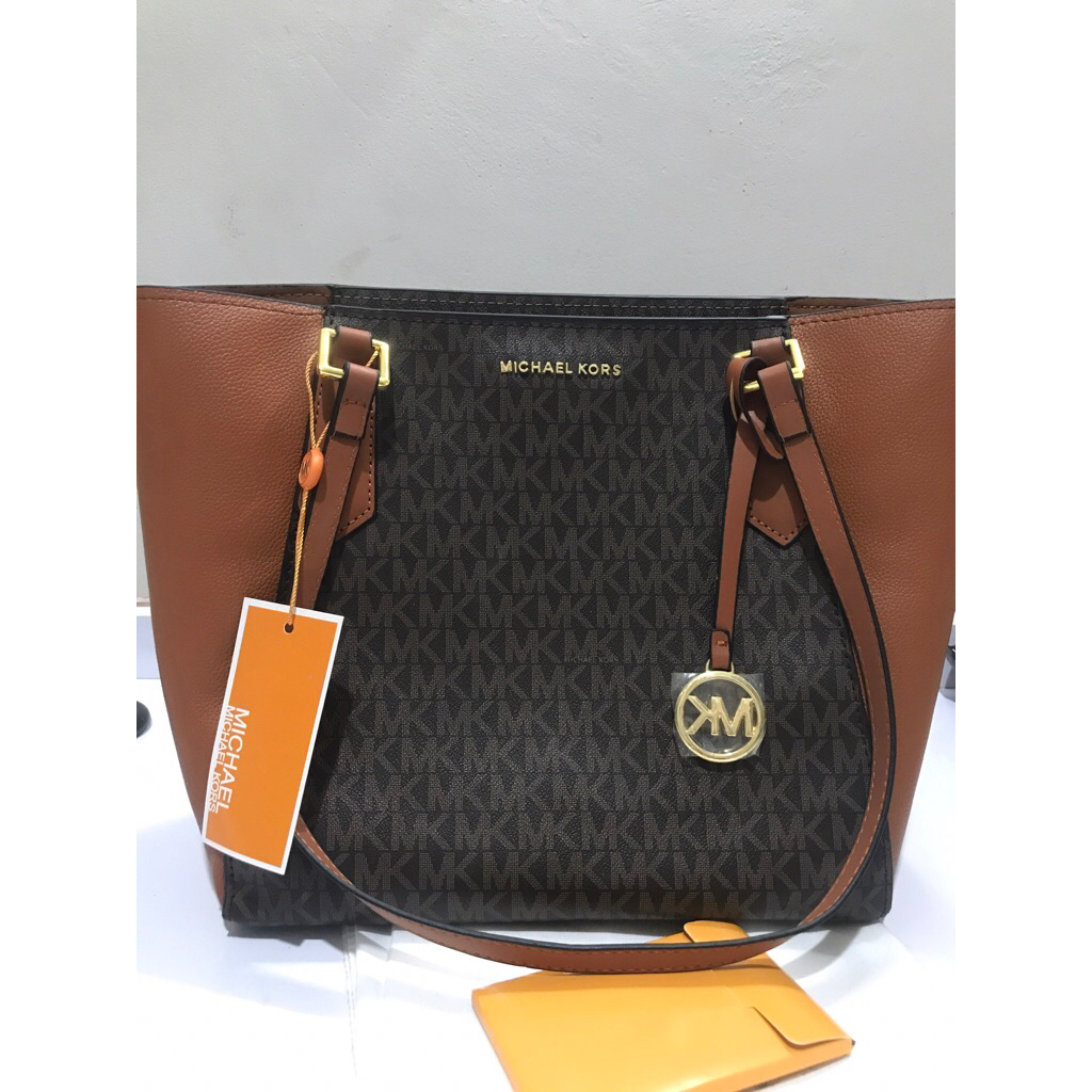 jual rugi mk kimberly signature tote ringan with box sale