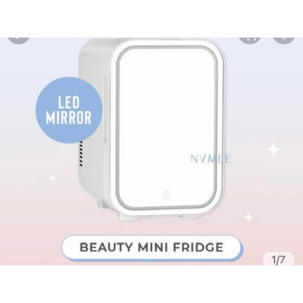 [PRELOVED] NVMEE - beauty skincare mini fridge / kulkas skincare kecil LED 8L