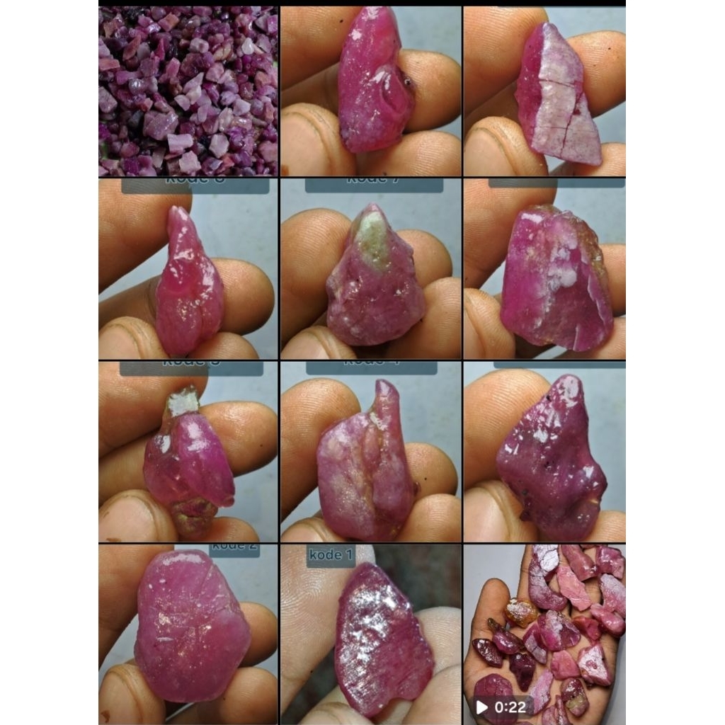 bahan ruby belang