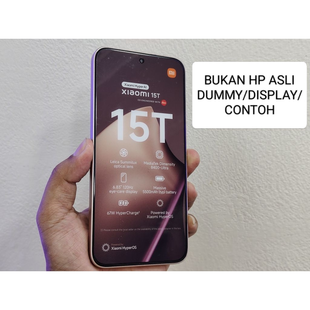 DUMMY XIAOMI 15T ORI MULUS/ BUKAM HP ASLI/DIAPLAY/CONTOH/PAJANGAN