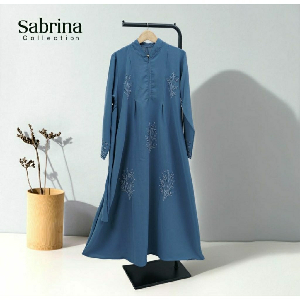GAMIS SABRINA/BERBAHAN SABRINA/GAMIS KONDANGAN/GAMIS PENGAJIAN/GAMIS PESTA/GAMIS TERBARU