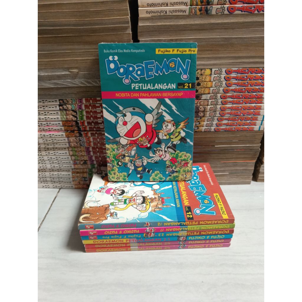 Komik Doraemon Petualangan Cover Baru vol 12 17 21 23 24