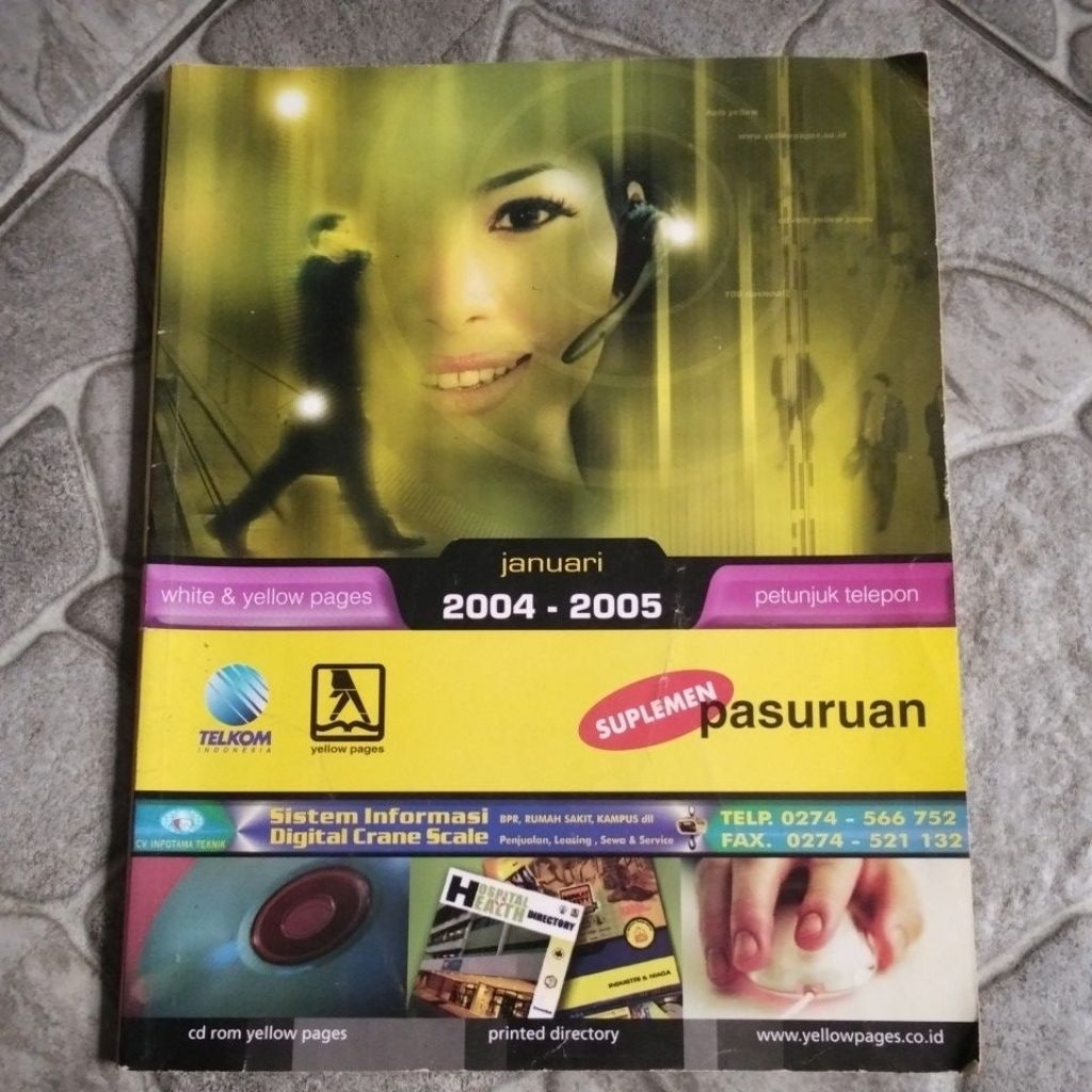 WHITE & YELLOW PAGES JANUARI 2004 2005 PASURUAN