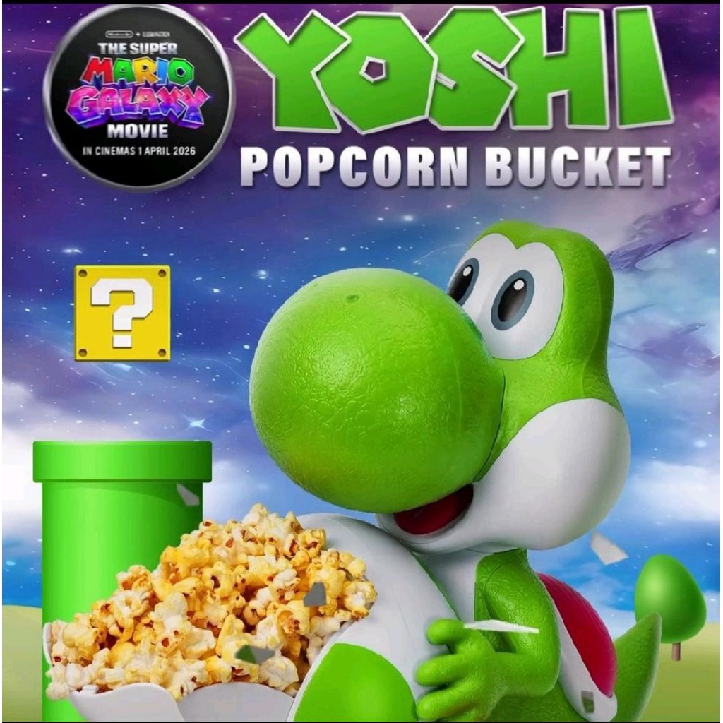 Yoshi Popcorn Bucket XXI