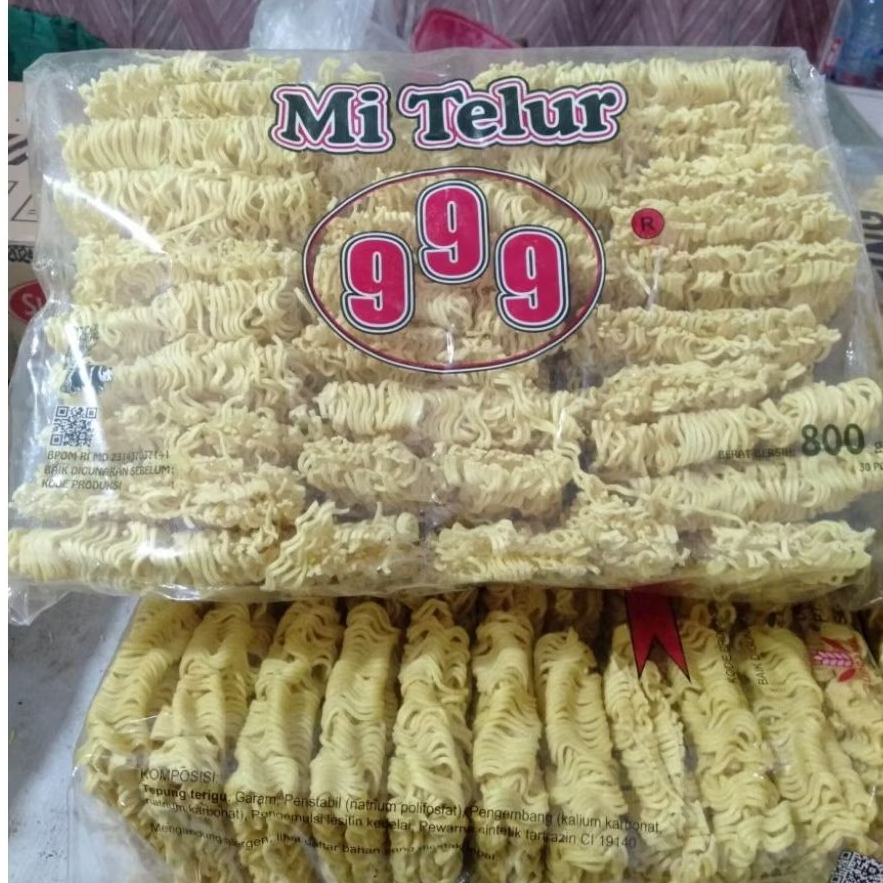 Mie telur 999 - Mie kering