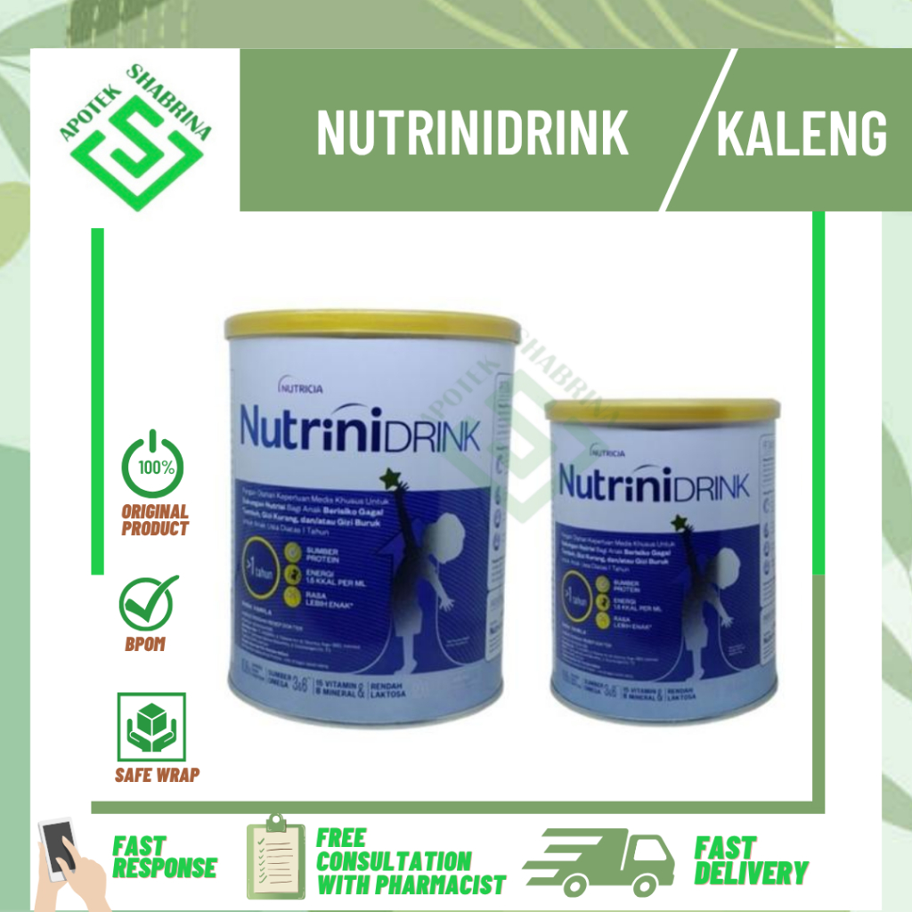 NUTRINIDRINK POWDER VANILLA / 400GR / KALENG