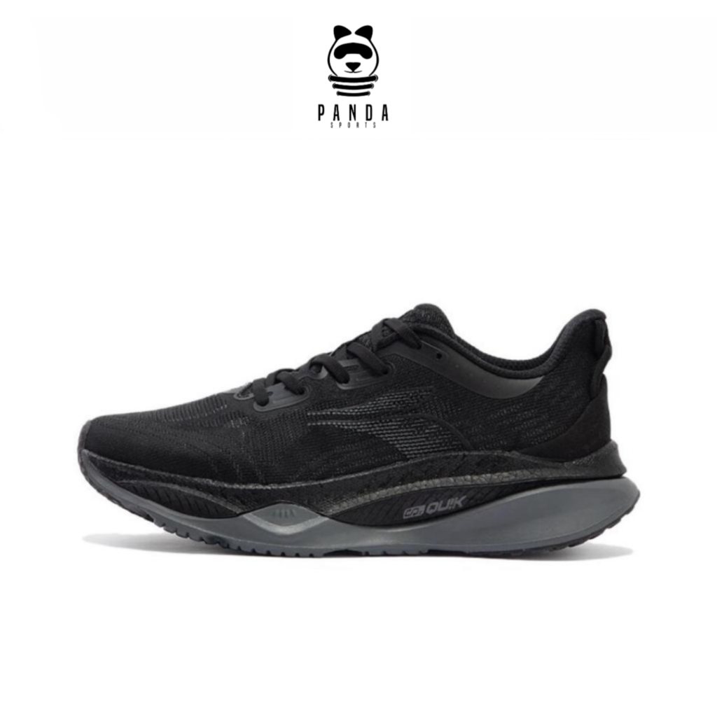 Sepatu Running 361 Degrees Blazing Flame 4 "Grey Black" - 672422223-5