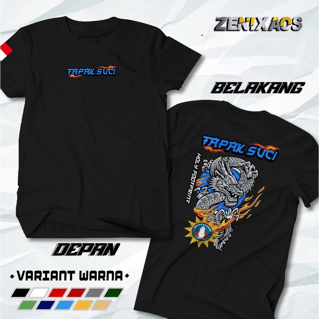 ZENIXAOS - Kaos Pria Tapak Suci Garis Keras | Pakaian Distro Pria Keren | Baju Kaos Pria Dan Wanita 