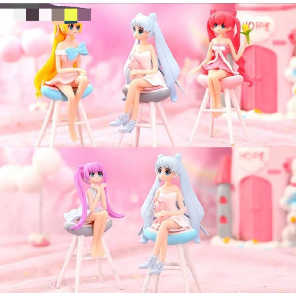1 Set Hiasan Topper Koleksi Dekorasi Ornament Figure Boneka Cake Kue Ulang Tahun Seventeen Girl Cant