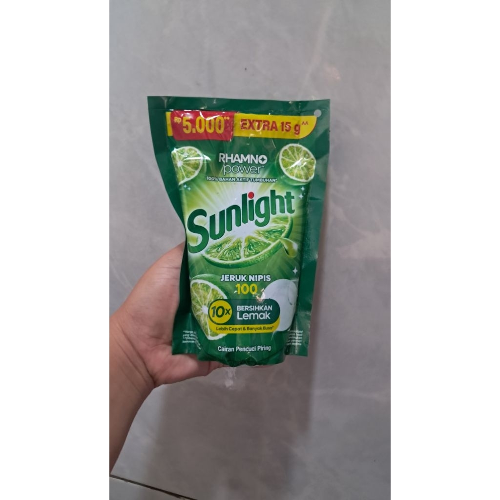 Sabun Cuci Piring Sunlight Sachet  210 ml