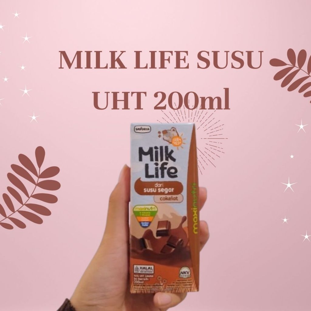 KEMASAN KARTON-SUSU UHT MILK LIFE 200ml