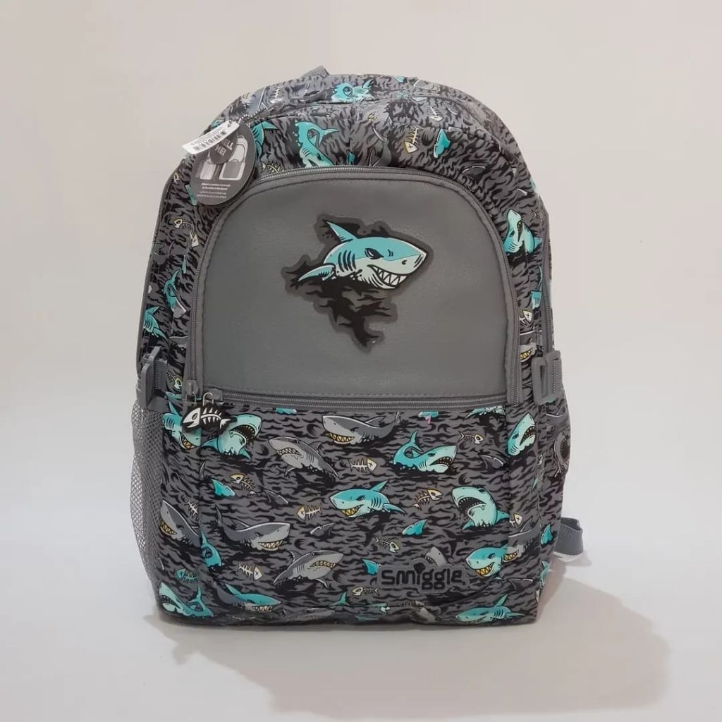 smiggle backpack shark abu
