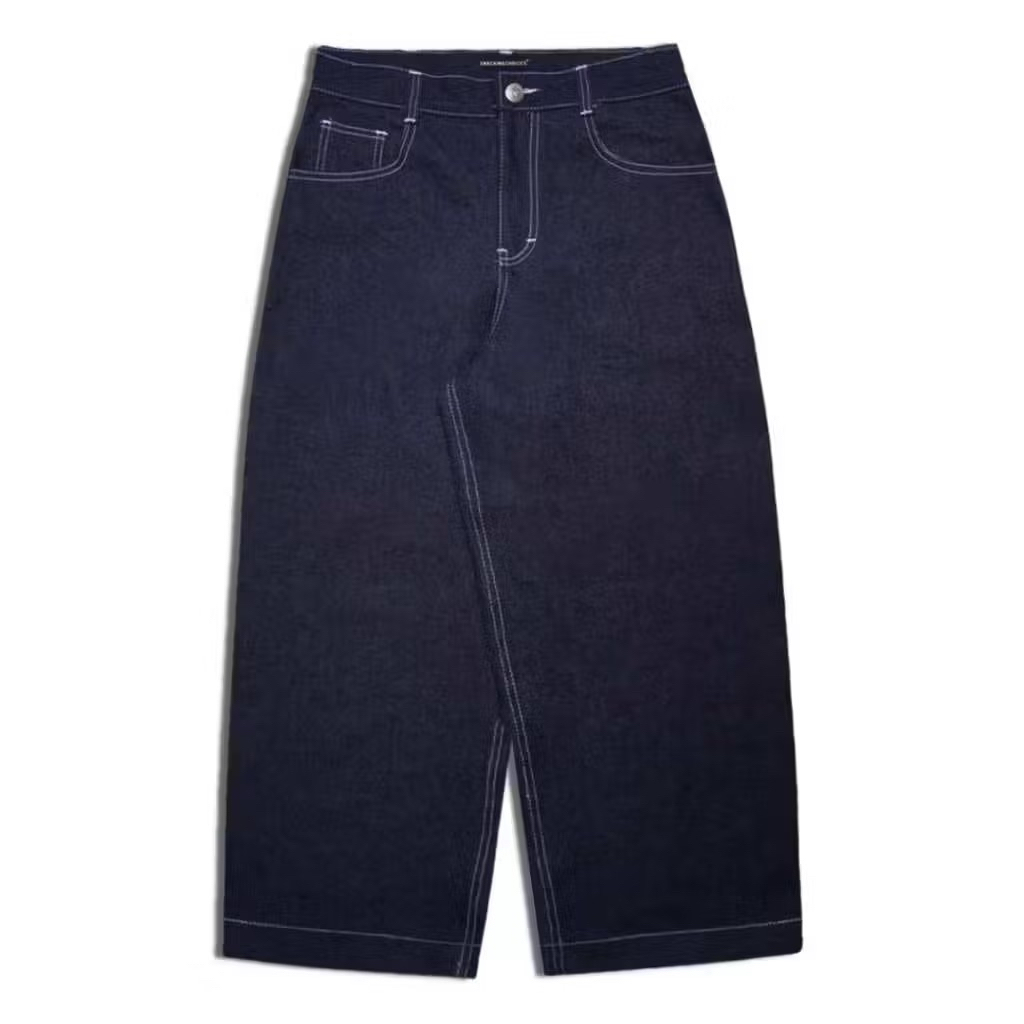 - RAW DENIM BAGGY - LONG PANTS JEANS - RAW DENIM BALLOON