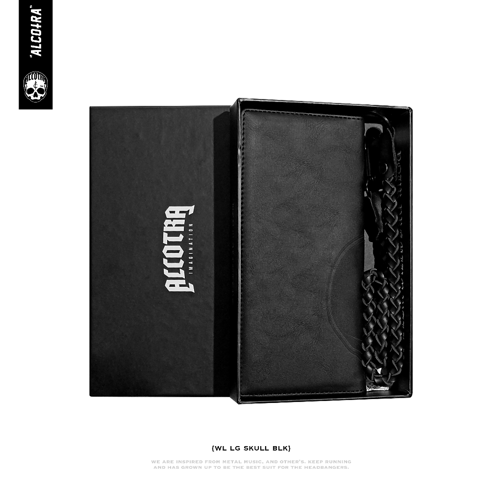 WL LG SKL BLK // DOMPET PANJANG LOGO// DOMPET PANJANG ALCOTRA