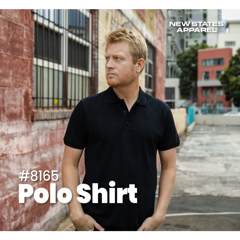 New States Apparel Easy Care Polo - New Polo Shirt 8165