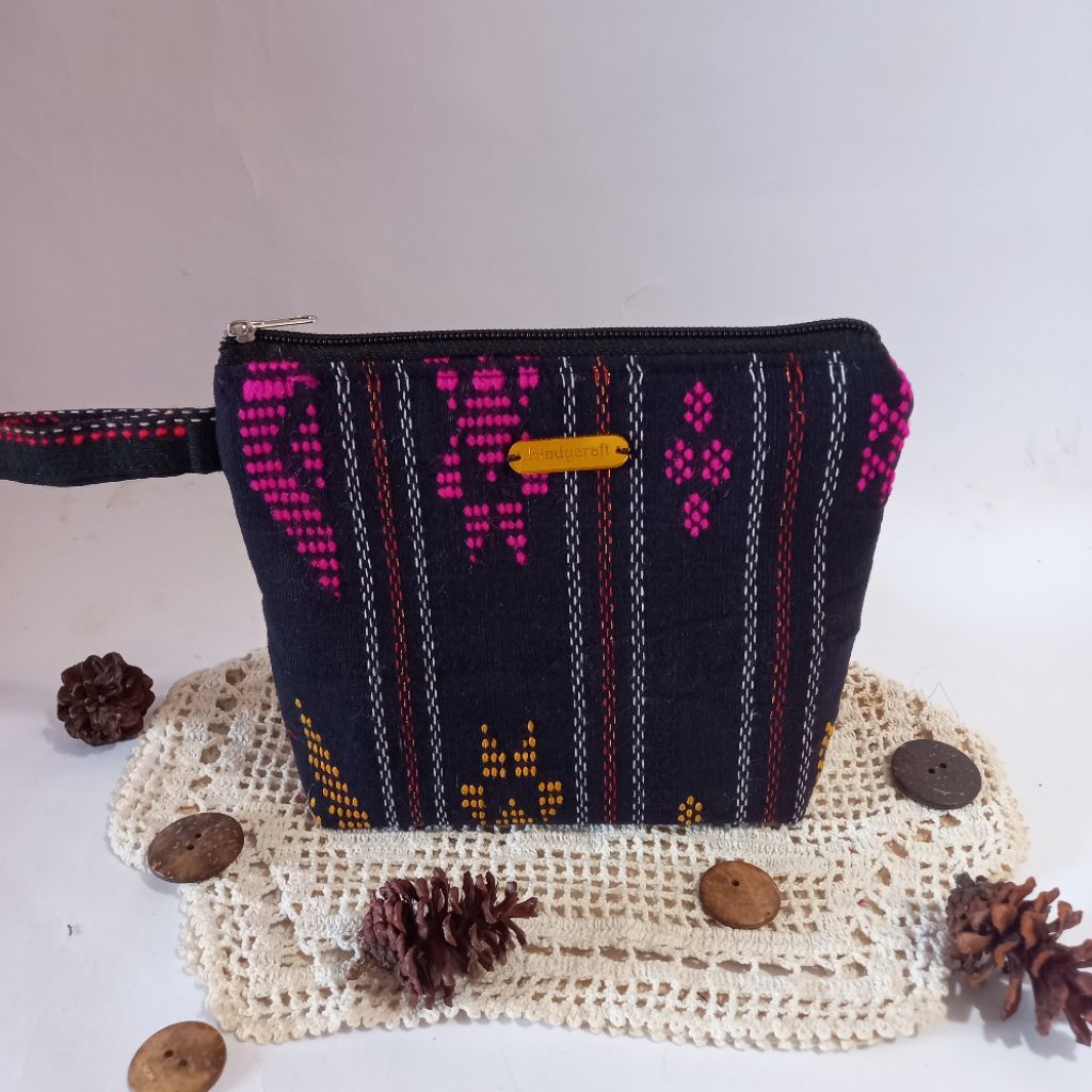 Pouch Kosmetik  Etnik Tenun Ulos mini