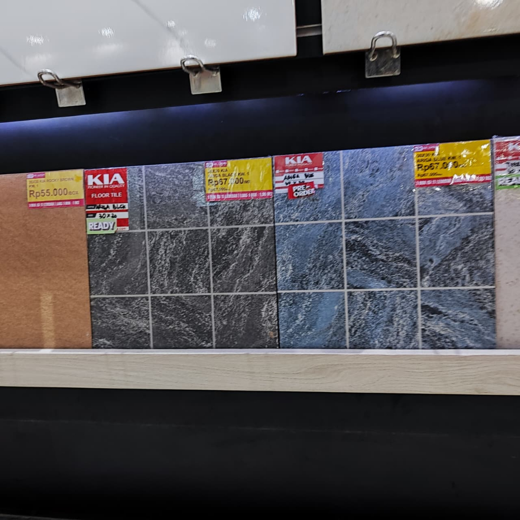 30x30 KIA Keramik Lantai Kasar Aneka Motif - Keramik Kasar Kamar Mandi Carpot Dapur Jepara