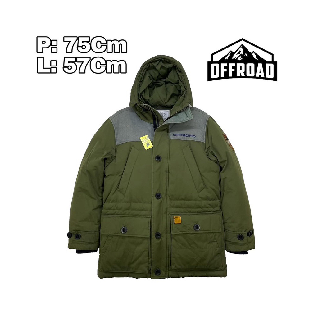 J105 Jaket Parka Bulang Outdoor JEEP WILD WILD Winter  Bulu Angsa Musim Dingin Hiking Pendaki Gunung