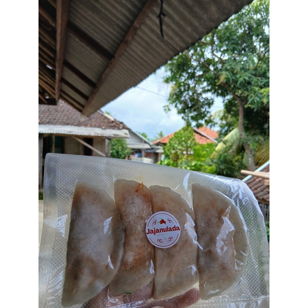 Cireng isi mentah isi 6 pcs free bumbu chilli oil isian full // cireng isi ayam suwir // cireng isi 