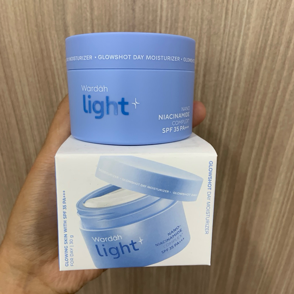 WARDAH LIGHTENING DAY CREAM / LIGHT+ GLOWSHOT DAY MOISTURIZER CREAM PAGI