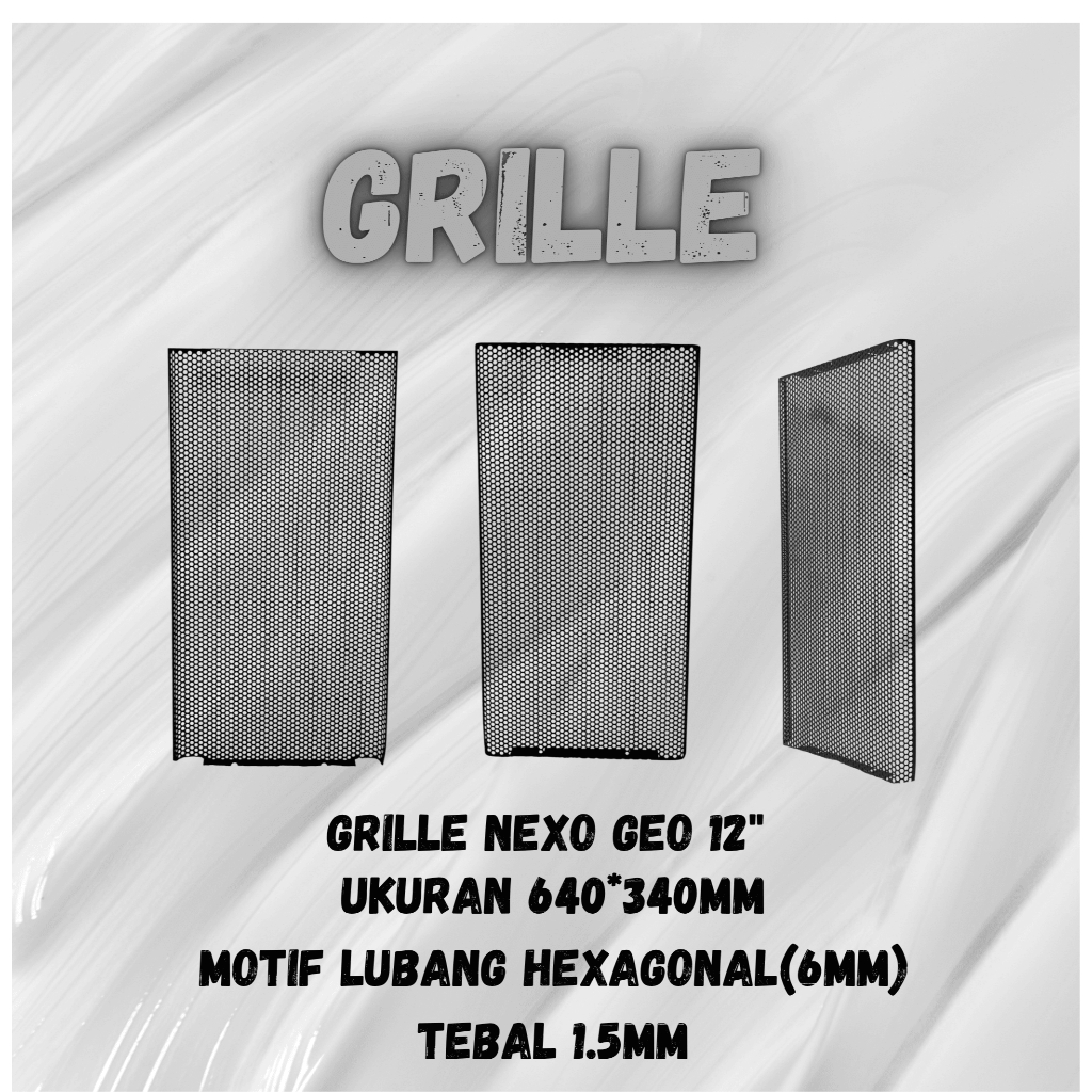 STX - GRILLE : Grille 12" Nexo Geo S12 12NX
