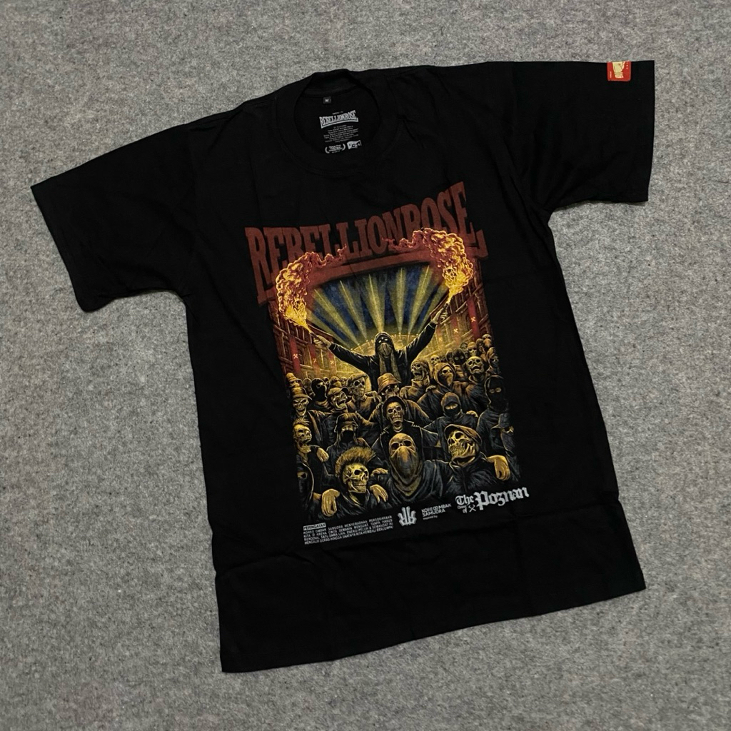 RebellionRose Original Kaos Band