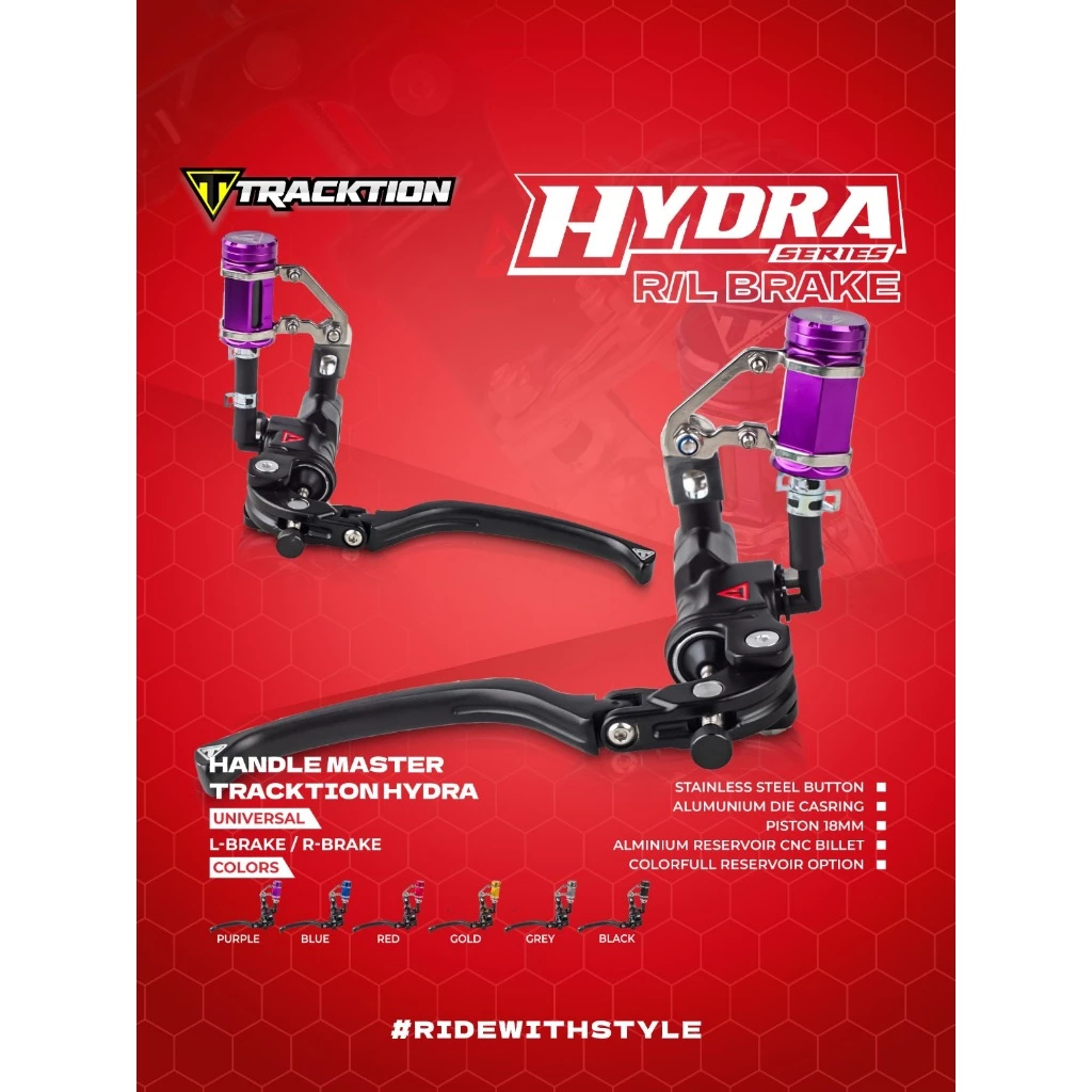 MASTER REM TRACKTION HYDRA R L BRAKE TRACKTION TAD RACING FOR NMAX PCX XMAX