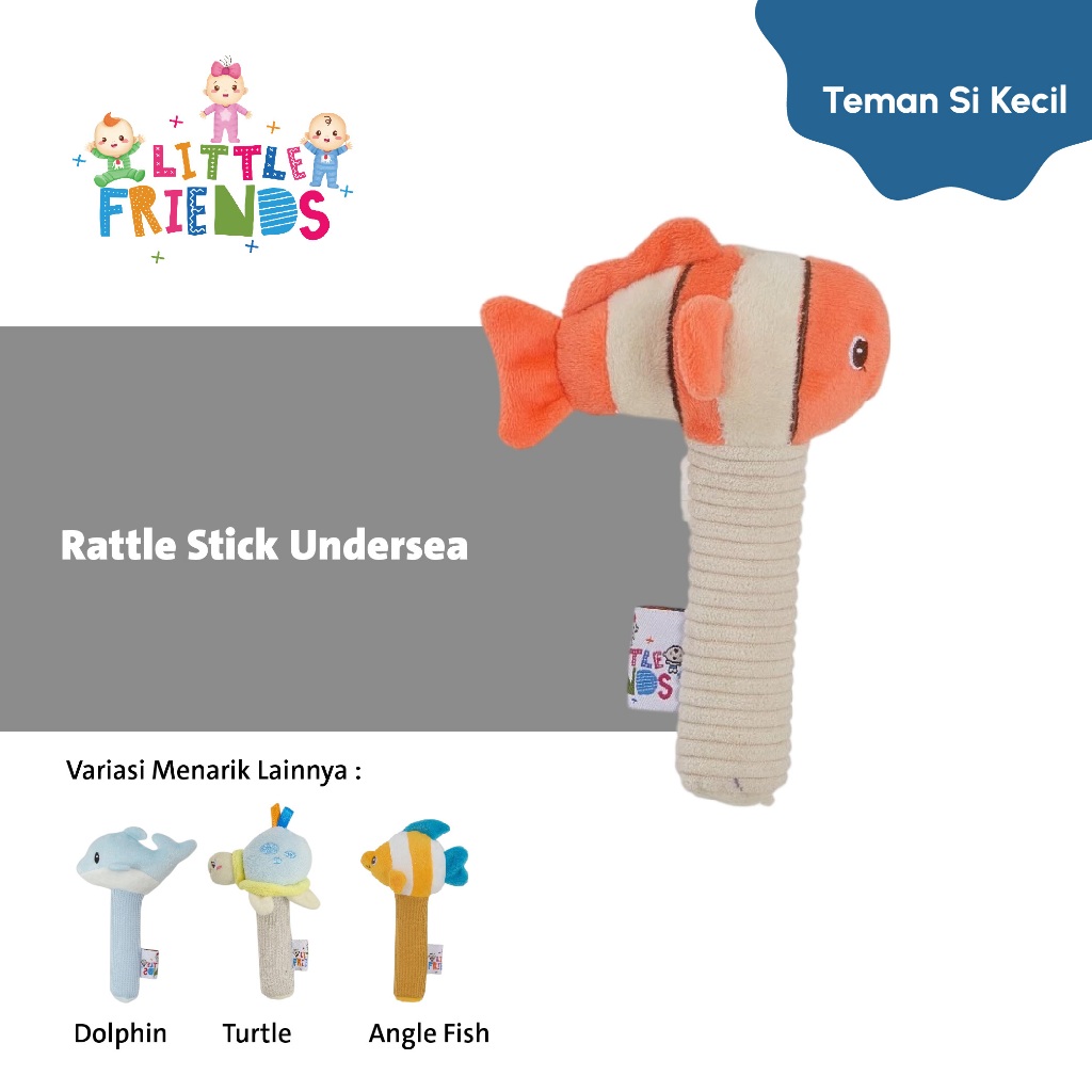 Rattle Stick Undersea – Mainan Edukatif Bayi 3+ Bulan