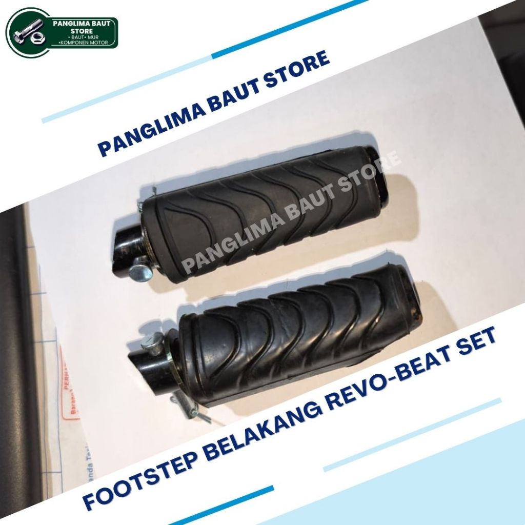 Footstep Belakang Revo/Beat-Pijakan Kaki/Pedal Belakang Motor Set