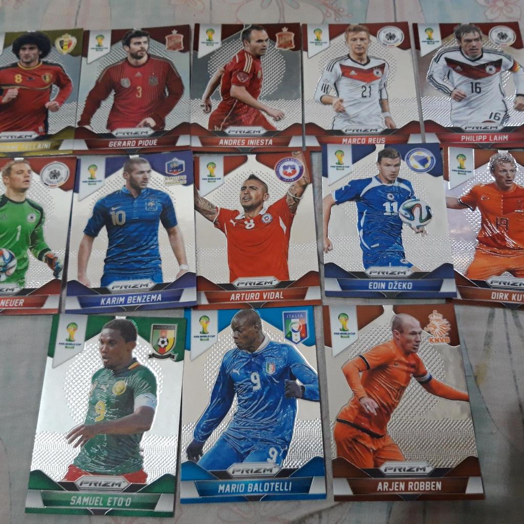 panini prizm world cup 2014 stars