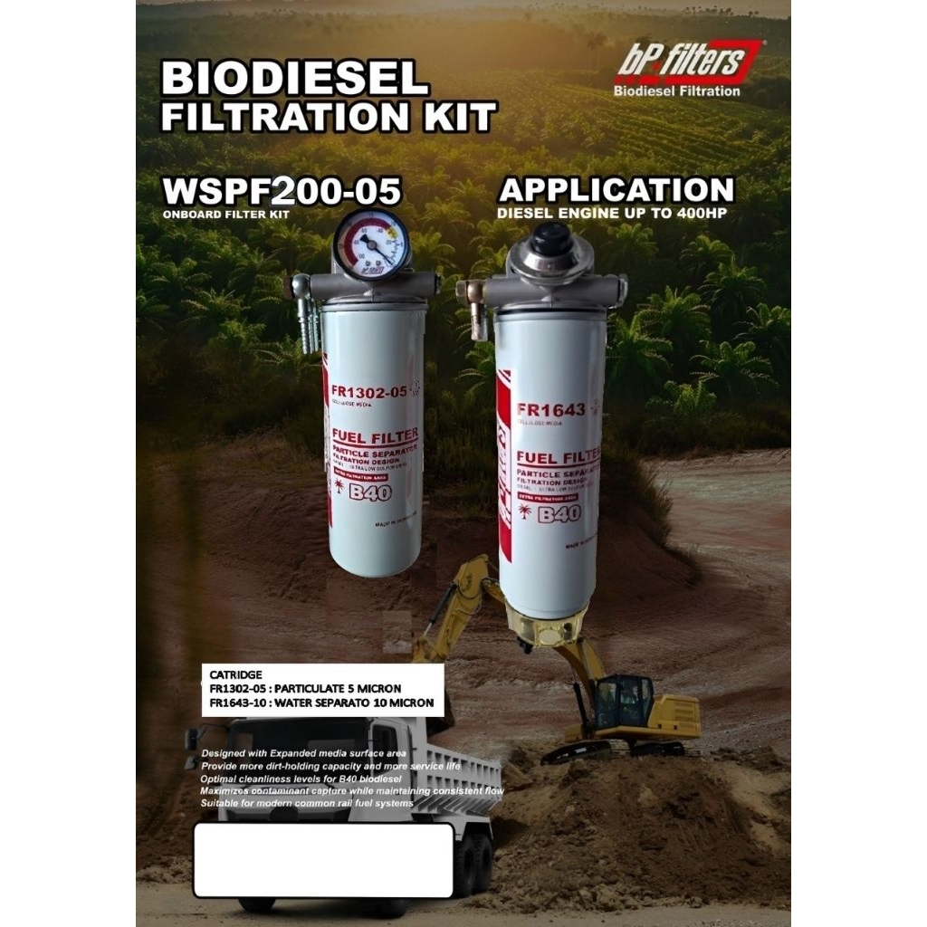 Filter Diesel Fuel bpFilters WSPF200-05 Water Separator