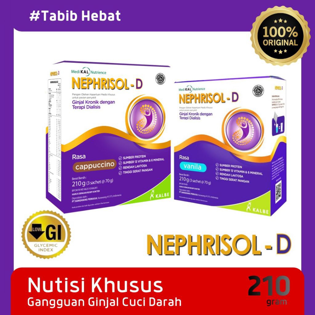 Nephrisol-D SUSU isi 201 GRAM