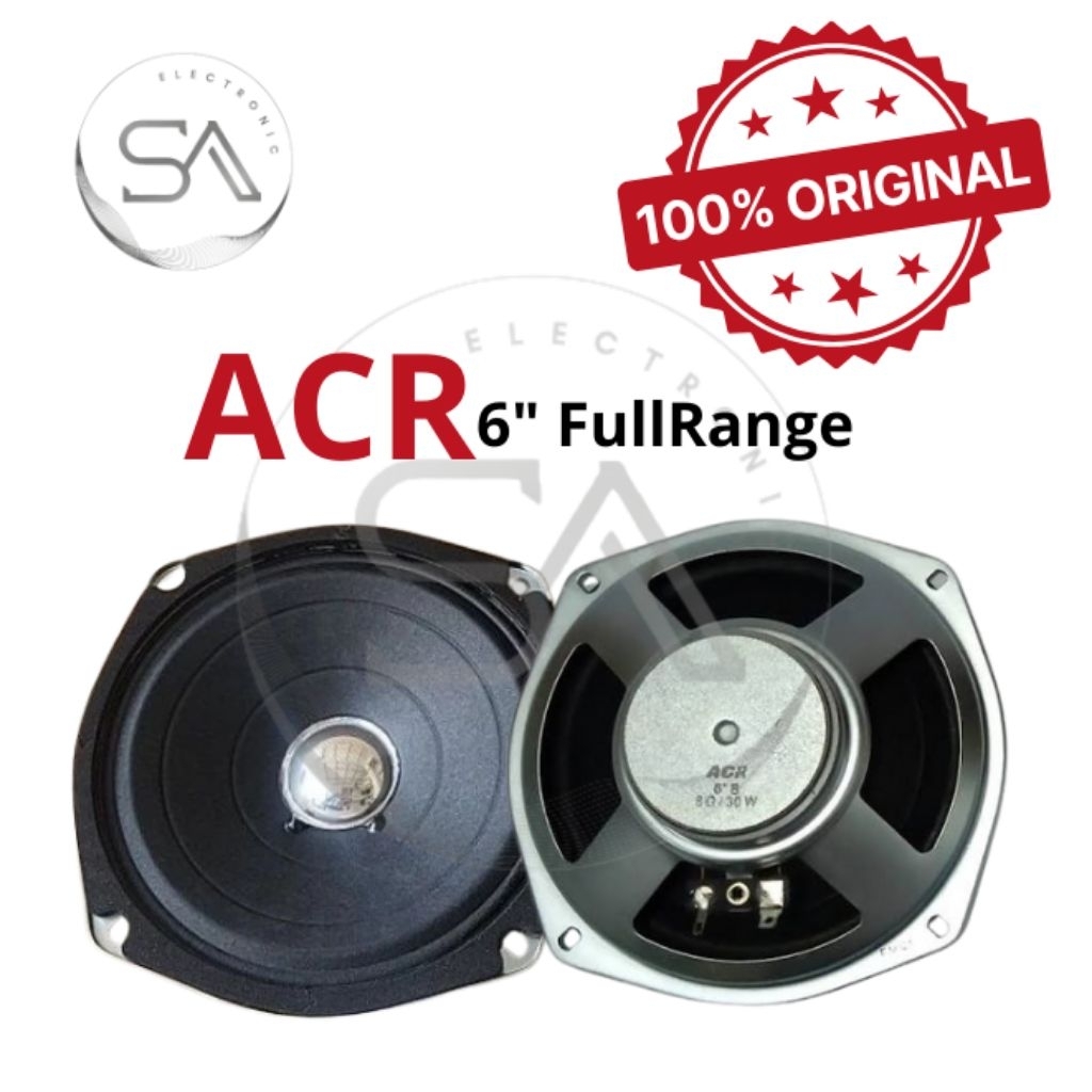 Surya Agung Speaker 6inch ACR 6B fullrange miniatur vocal sound