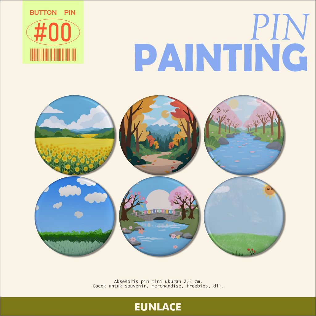 Button Pin / Pin Bros satuan bisa custom