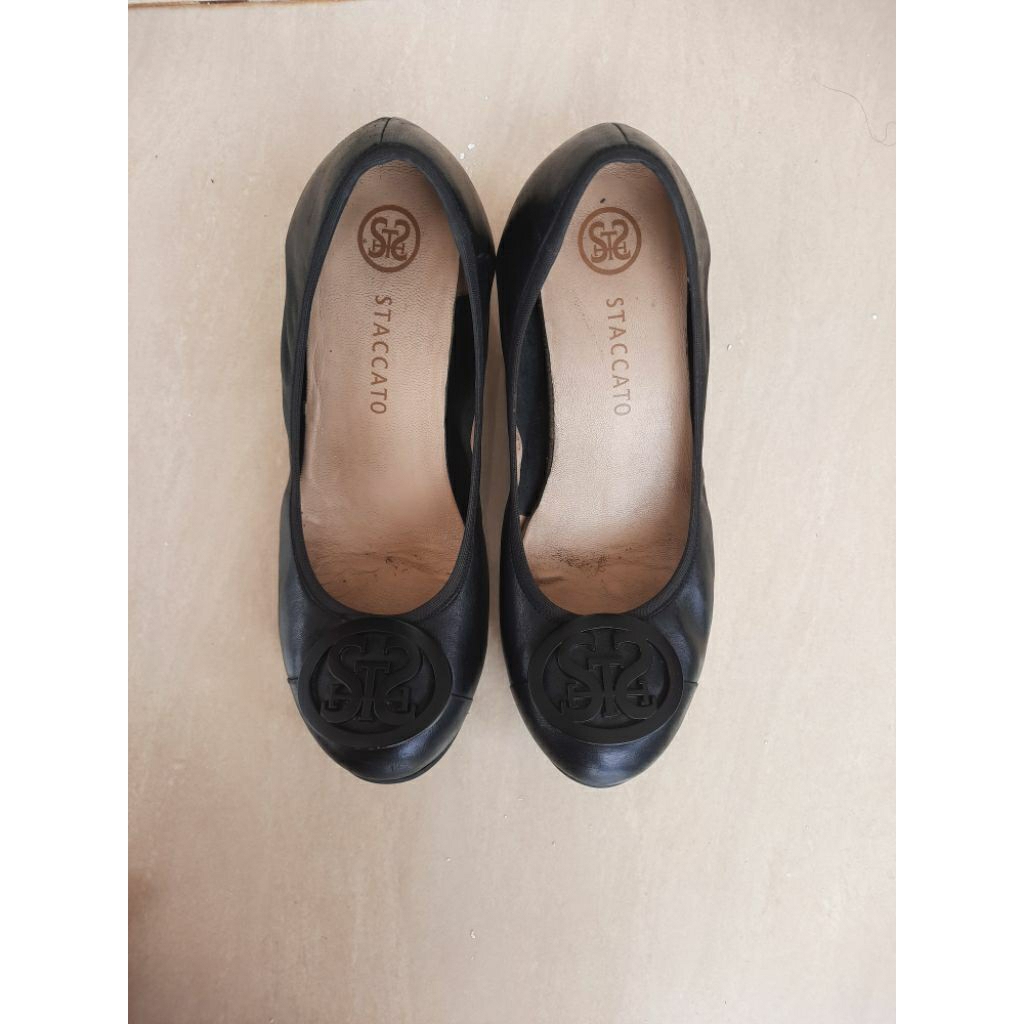staccato wedges preloved sepatu staccato preloved size 37