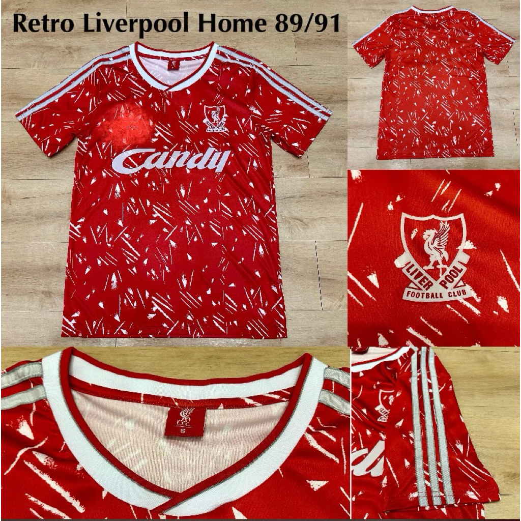 Jersey Kaos Baju Sepak Bola LFC Liverpol Liverpool Liverpul Fc Home Away 3rd Third Retro Klasik Clas