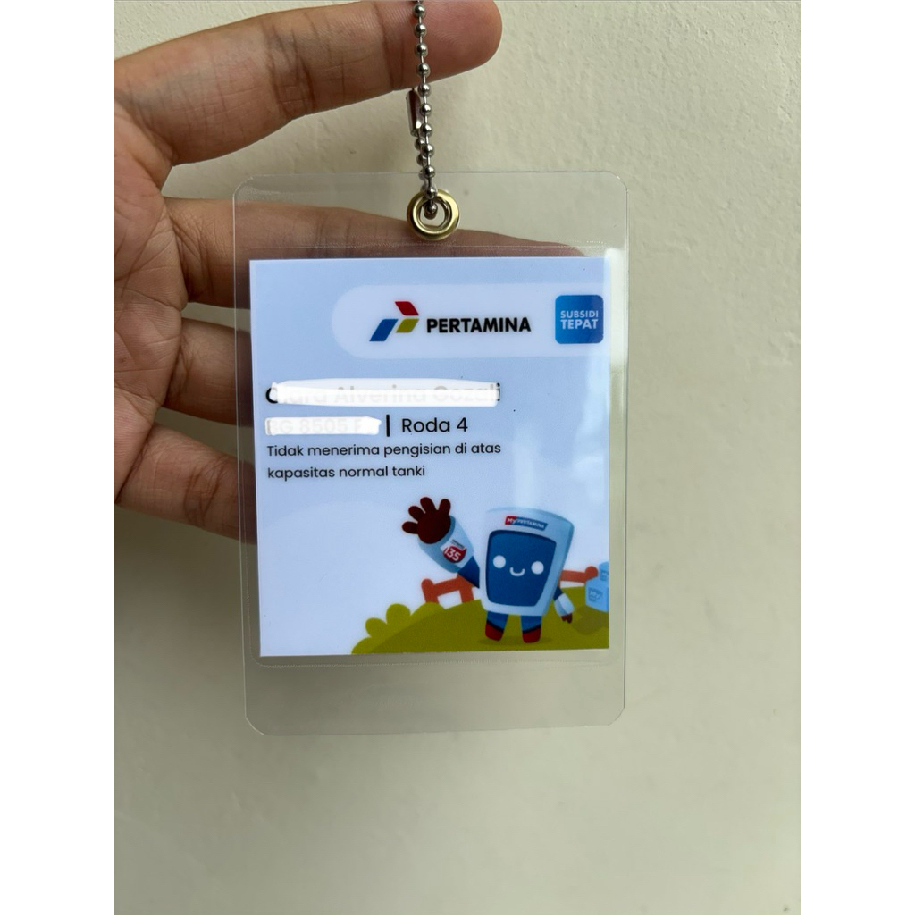 Gantungan Barcode MyPertamina Subsidi Tepat