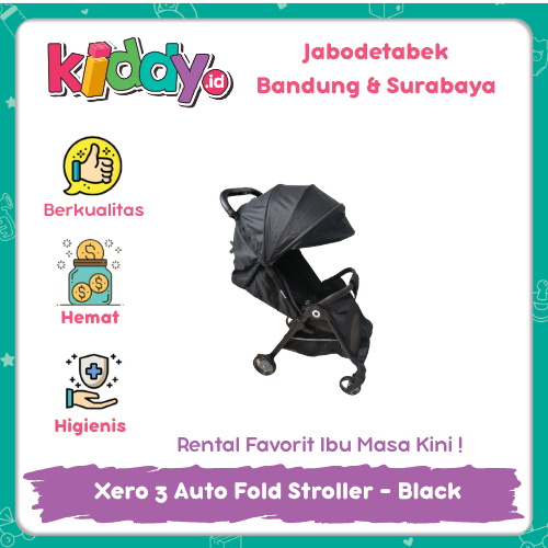 SEWA DI KIDDY.ID Xero 3 Auto Fold Stroller
