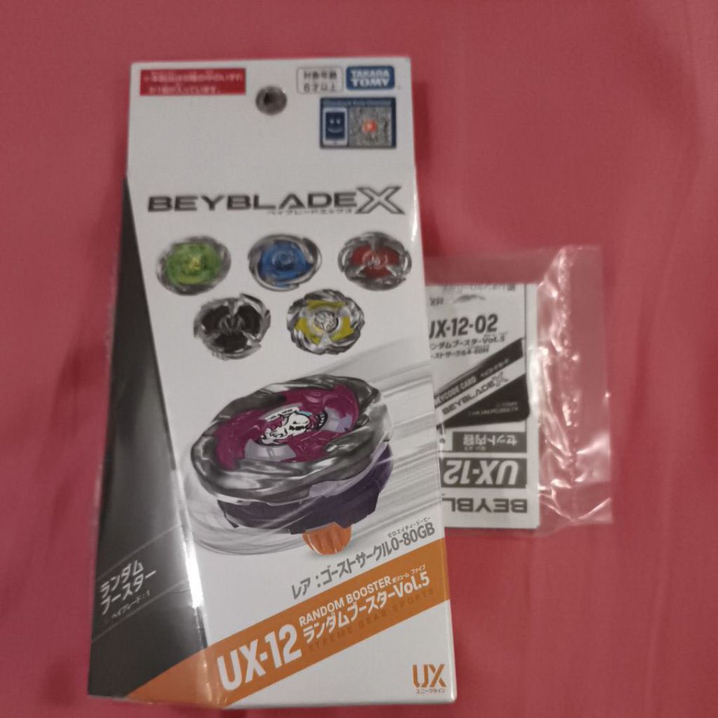Beyblade X Ghost Circle 4-60 Hexa, Booster UX-12-02 Original