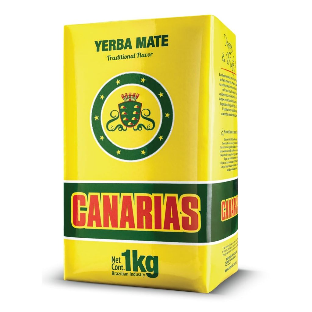 Canarias Yerba Mate Traditional 2.2 lb - Uruguayan Yerba Mate Tea - Ground Leaf Without Stems (Sin P