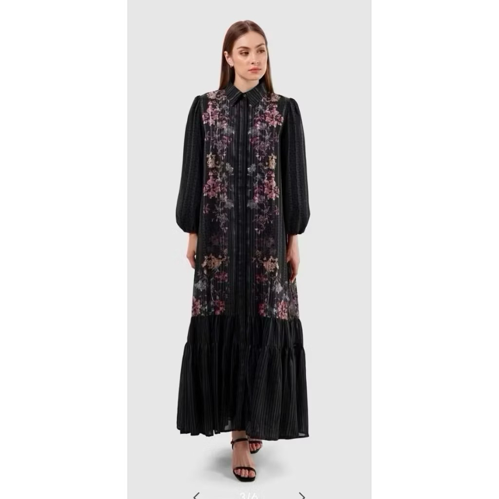 DARK VIOLA DRESS BENANG JARUM