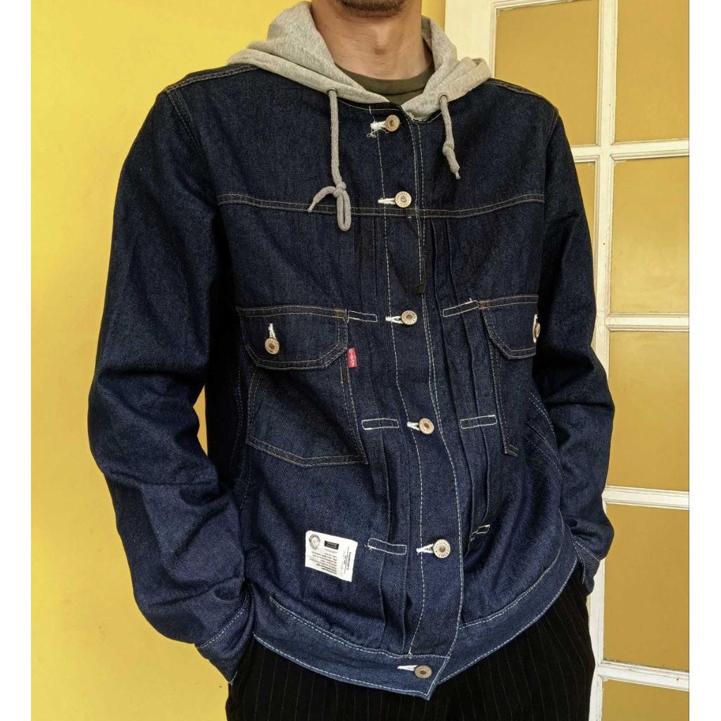Jaket Jeans Denim Berhoodie O NEORIGHT Type 2